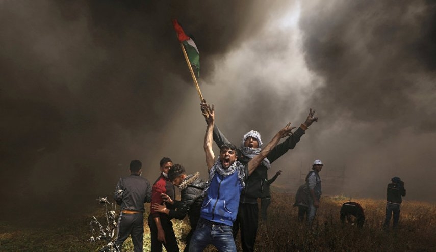 16a489c5c2d21e017ea4367e6c6262f6 - زخمی شدن دو فلسطینی در 67مین تظاهرات بازگشت به ضرب گلوله های نظامیان صهیونیست