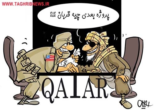 30ea27050651bc7a273db84057b53dae - کاریکاتور گفتگوهای صلح امریکا و طالبان در قطر