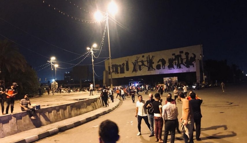 9d4c5d72d0bee27eaaed58bf0afba140 - تصاویر؛ تمامی مسیرهای منتهی به میدان التحریر بغداد مسدود شد
